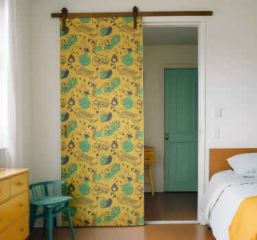 Sticker porte modèle urbain - TenStickers