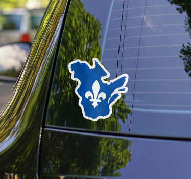 Sticker voiture province de québec - TenStickers
