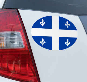 Sticker drapeau québec canada - TenStickers