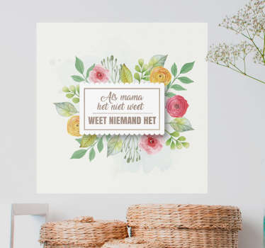 Sticker als mama het niet weet - TenStickers