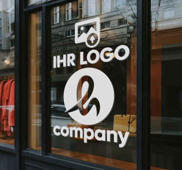 Rabatt Aufkleber logo für schaufenster - TenStickers