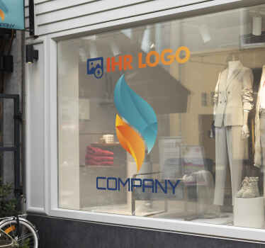 Rabatt Aufkleber logo schaufenster - TenStickers