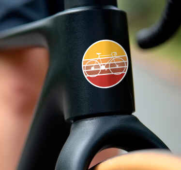 Sticker vélo vélo de route vintage - TenStickers