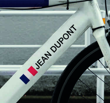 Sticker vélo bicycle de route - TenStickers