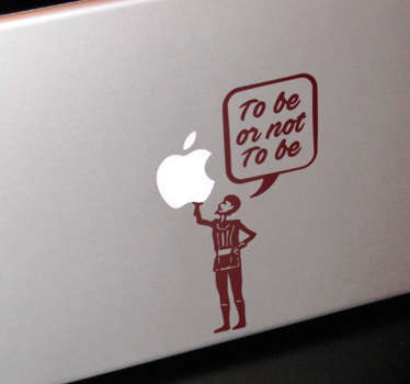 Shakespeare Sticker for Macbook - TenStickers