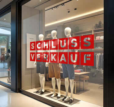 Rabatt Aufkleber boxen - TenStickers