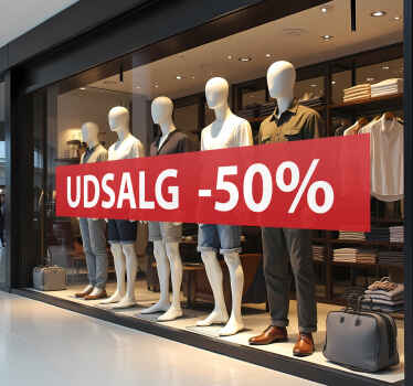 Brugerdefineret rabat salgsklistermærke - TenStickers