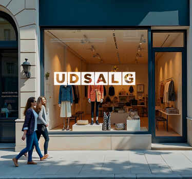 Reklametekst salgsklistermærke - TenStickers