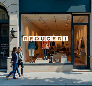 Autocolante vânzare text promoțional - TenStickers