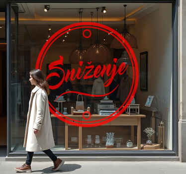 Naljepnice s rasprodaje promotivni natpisi - TenStickers