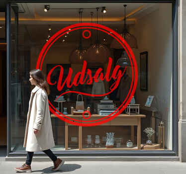 Reklametekster salgsklistermærke - TenStickers