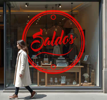 Autocolante de promoção letras promocionais - TenStickers