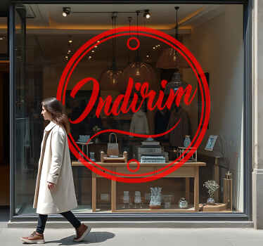 Tanıtım yazısı hayvan çıkartması - TenStickers