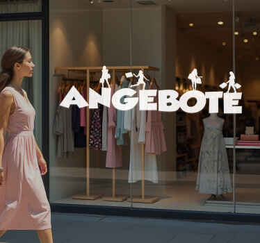 Rabatt Aufkleber einkaufen - TenStickers