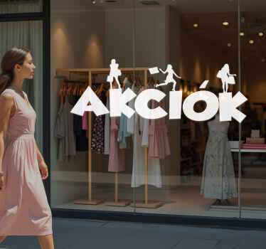 Bevásárlás akciós matricák - TenStickers