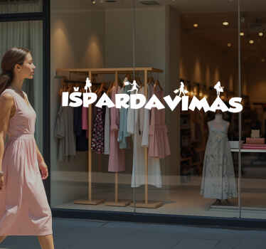 Apsipirkimas išpardavimo lipdukai - „Tenstickers“