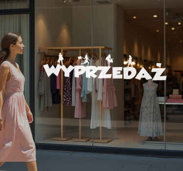 Naklejka wyprzedaż zakupy - TenStickers