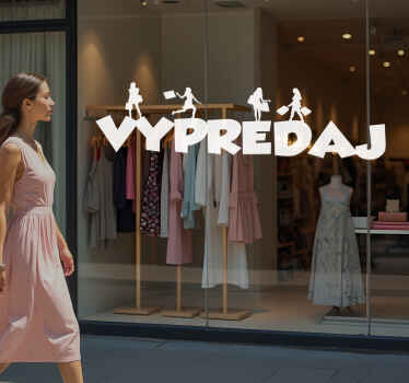 nálepky s výpredajmi nakupovanie - Tenstickers
