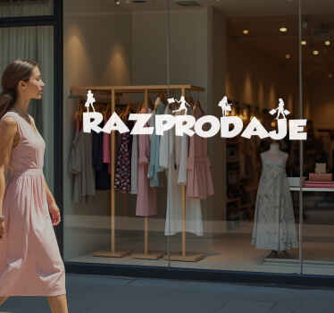 Nakupovanje nalepka za razprodajo - TenStickers