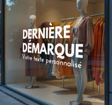 Sticker soldes dernière demarque - TenStickers