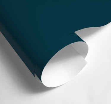 Mat mørkeblå monofarvet arkklistermærke - TenStickers