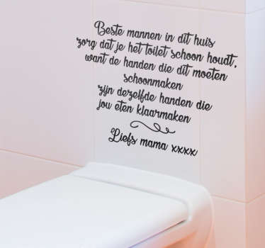 sociaal restaurant Haiku Tekst badkamer stickers als versiering - TenStickers