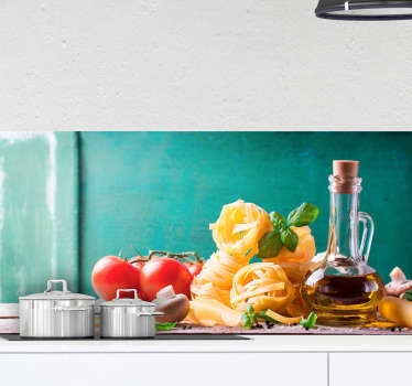 Sticker ingrédients pâtes - TenStickers