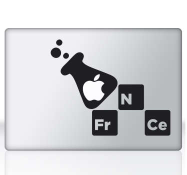 Sticker Tableau Périodique France - TenStickers