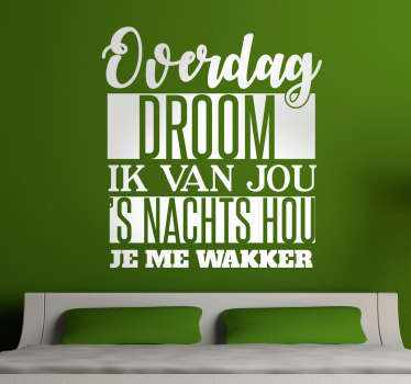 Muursticker overdag droom - TenStickers