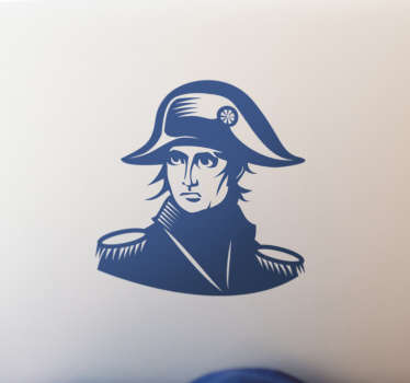Se på vores smukke laptop-klistermærke, der har napoleon på og fås i over 45 farver. Produktet er anti-boble vinyl.