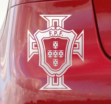 Car vinyl sticker of Portuguese football federation  to decorate any vehicle surface. The product is available in any size required.