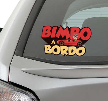 Adesivo bimbo a bordo decorativo - TenStickers