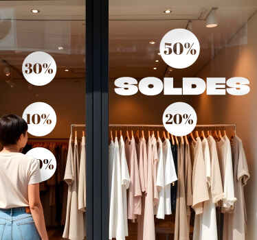 Sticker soldes remises sur les kits - TenStickers