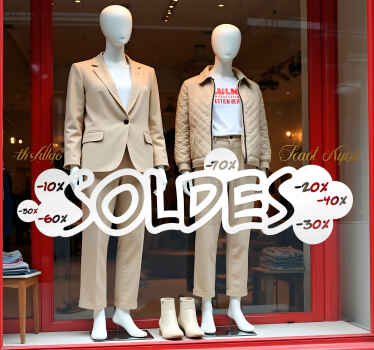 Sticker soldes remises spéciales - TenStickers