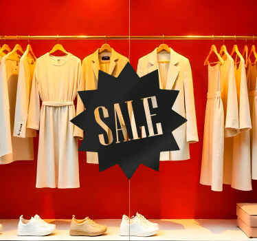 Sign Zig Zag sales sticker - TenStickers