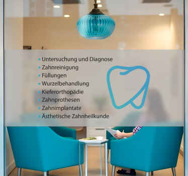 Schaufenster Folie durchscheinender mit personalisierten services - TenStickers