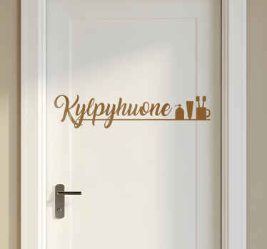 Kylpyhuoneteksti kylpyhuone tarra - Tenstickers