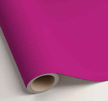 Mat varm pink monofarvet arkklistermærke - TenStickers