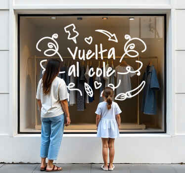 Vinilo de vuelta a la escuela - TenVinilo
