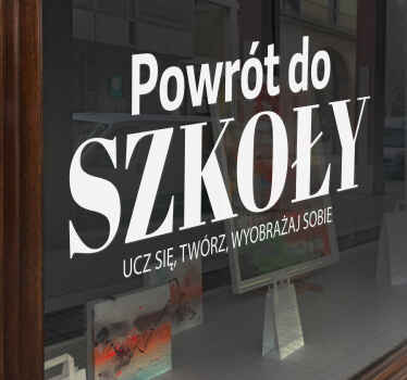 Naklejka na ścianę inne wydarzenia uczyć się i tworzyć - TenStickers