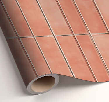 Vinilo adhesivo imitación de baldosas de coral - TenVinilo