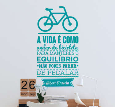 Vinil a vida Einstein - TenStickers