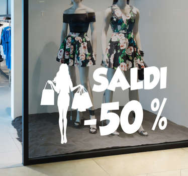 Adesivo saldi personalizzato - TenStickers