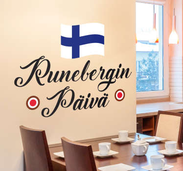 Tarra Runebergin päivä - Tenstickers