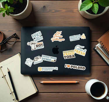 Wlepy zabawne cytaty o samochodach - TenStickers