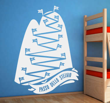 Adesivo metro Stelvio - TenStickers