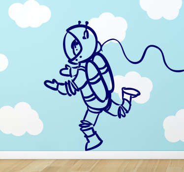 Vinilo infantil astronauta - TenVinilo