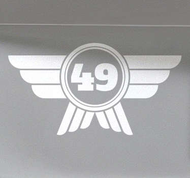 Classic Car vinyl Sticker - TenStickers