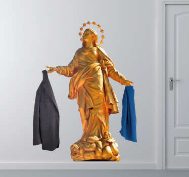 Appendiabiti adesivo Madonnina - TenStickers