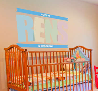 Sticker baby is geboren - TenStickers